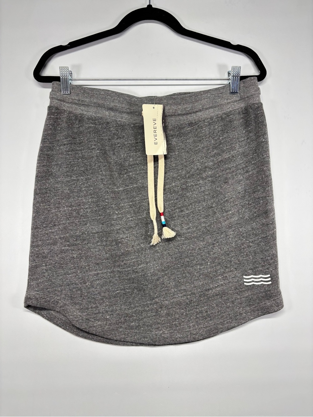 ✨Sol Angeles Scallop Women’s Gray Skirt Size L - Picture 2 of 10